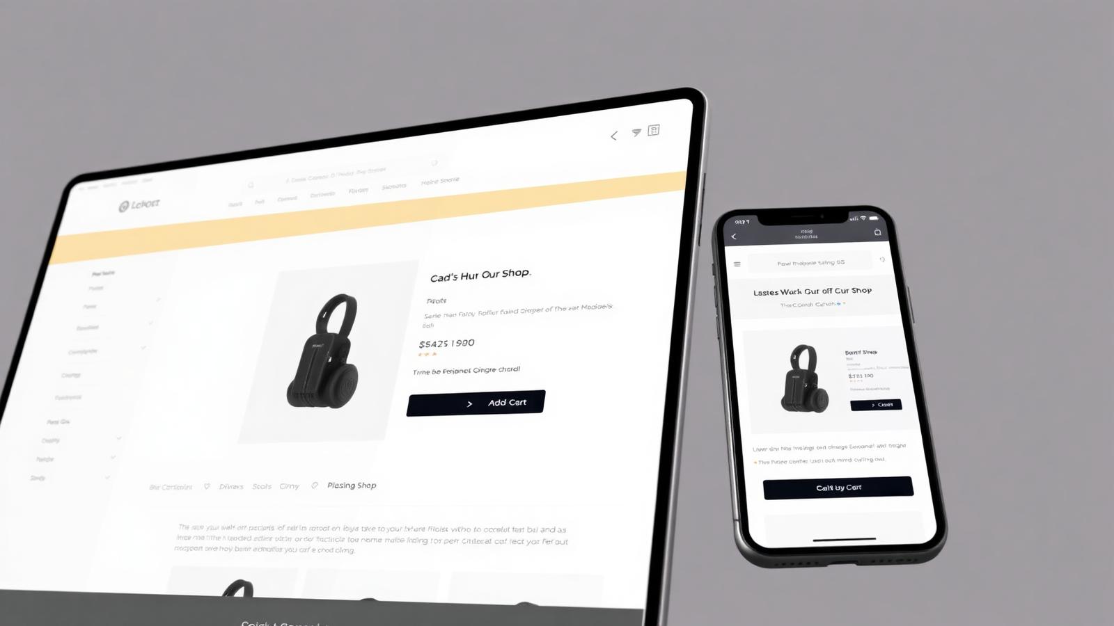 Création site e-commerce Carcassonne : boutique en ligne Shopify et WooCommerce responsive desktop et mobile pour PME de l'Aude