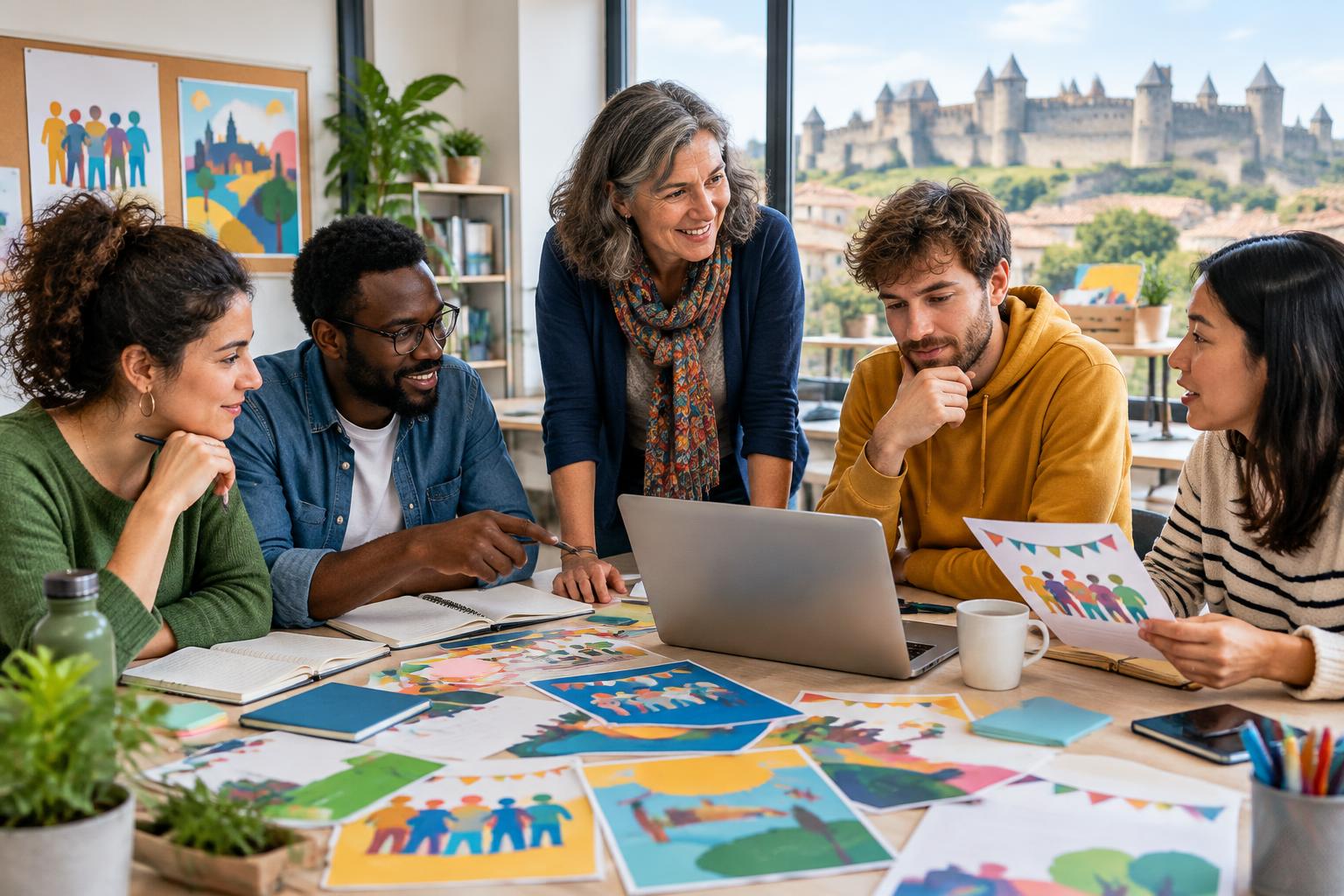 Communication digitale pour association à Carcassonne : organiser un plan utile et durable
